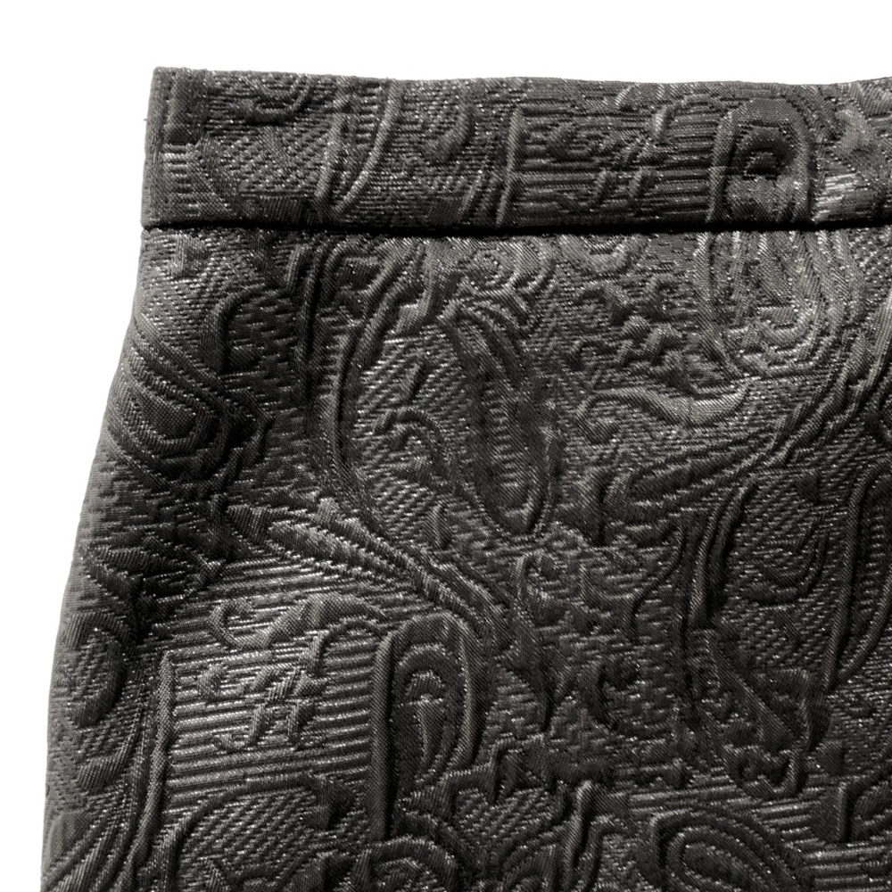 J. Crew Origami Mini Skirt in Metallic Matelasse - Picture 3 of 8